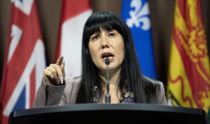 Le projet de loi C-413 a été déposé le 26 septembre par la députée néodémocrate Leah Gazan. On la voit ici à Ottawa, en septembre dernier.
