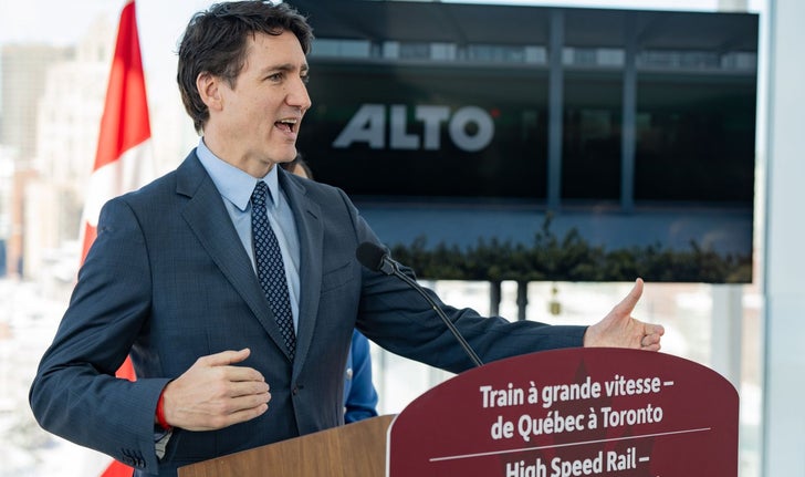 Mercredi, Justin Trudeau a parlé d’une «annonce historique» et décrit le TGV comme le projet d’infrastructure le plus important de l’histoire canadienne.