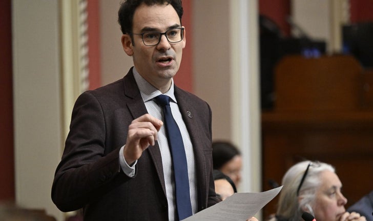 Le député solidaire de Taschereau, Étienne Grandmont, le 30 janvier 2025