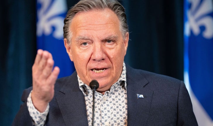 François Legault lors d’une conférence de presse le 22 janvier 2025.