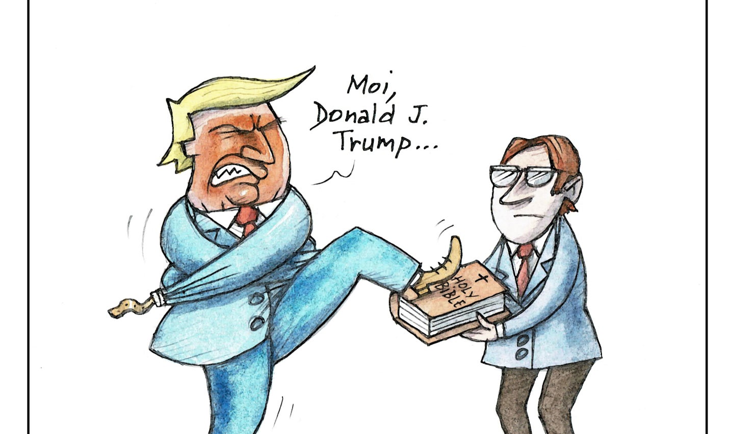 Le regard de notre caricaturiste Godin sur l’actualité du jour